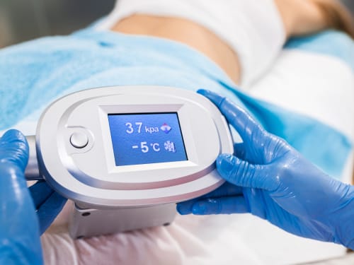 Cryolipolysis fat freeze treatment for fat and cellulite removal