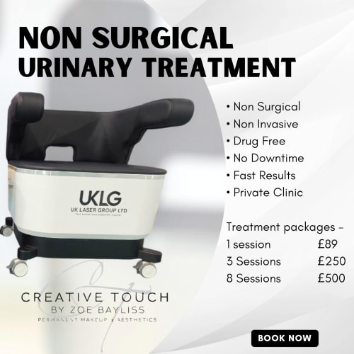 Banner highlighting treatment package prices.