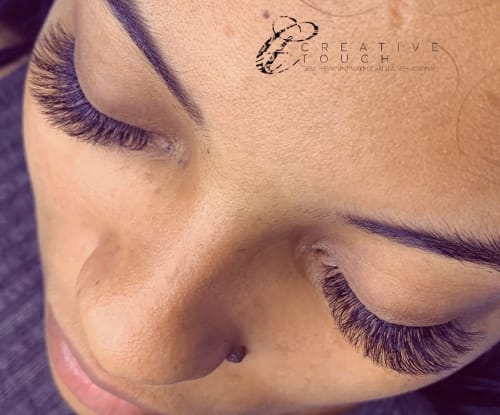 Example of client with LVL Lash Lift