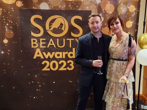 Zoe Bayliss at the SOS Beauty Awards in 2023